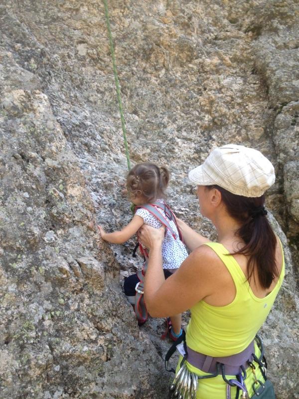 Climbing for Crackers - Rock Climbing with Babies & Toddlers